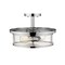 Z-Lite Savannah 2 Light Semi Flush Mount, Chrome & Clear 462SF14-CH - alternate 3
